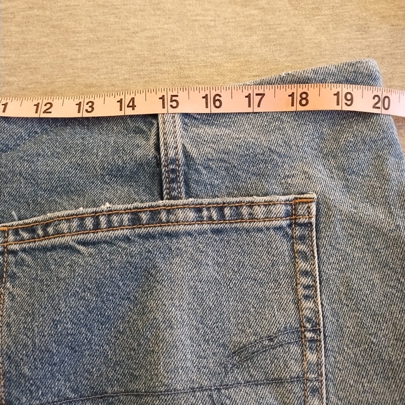 American Eagle Low-Rise A-Line Stretch Denim Skirt Size 18 - 34 W - NWT - Picture 10 of 16